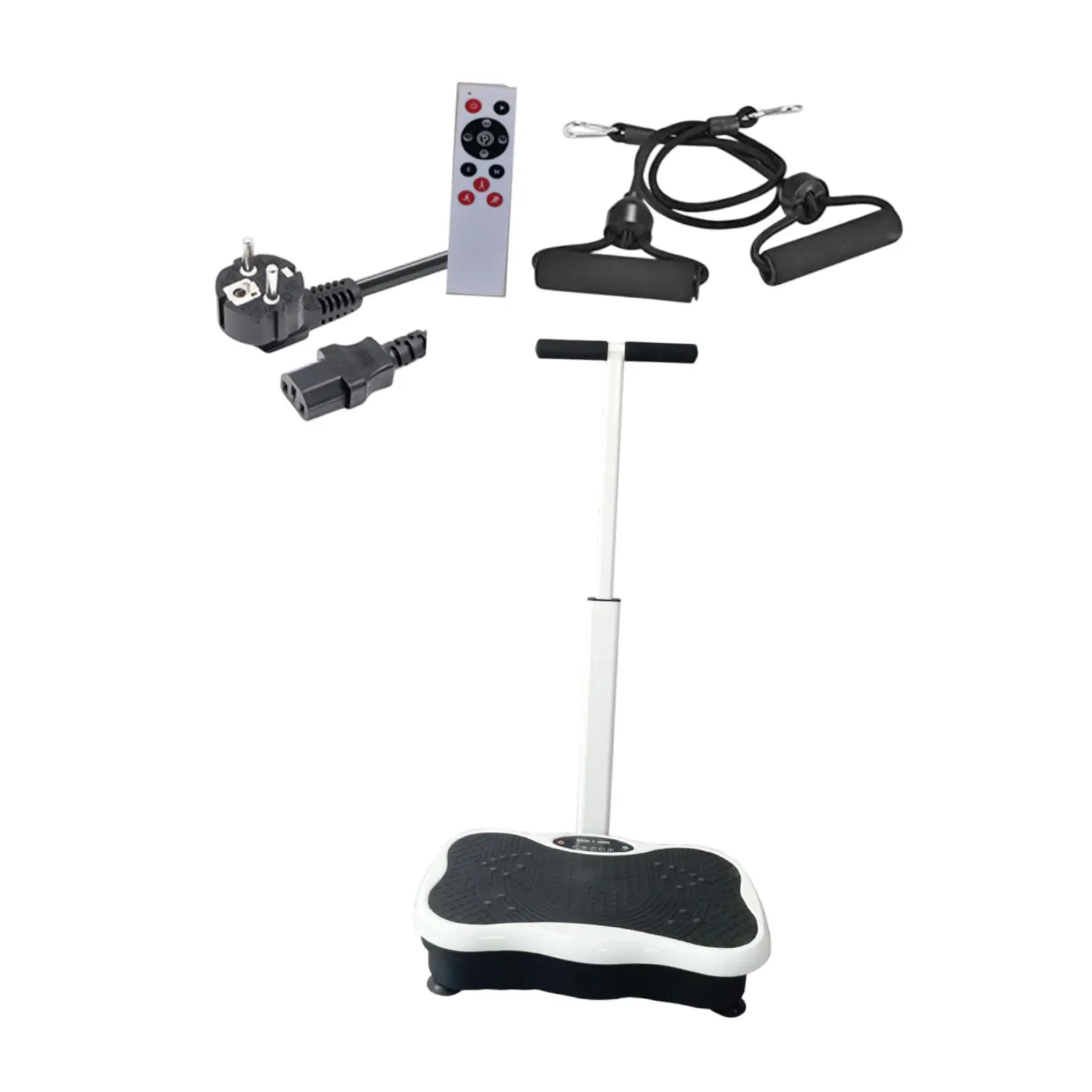 Vibration Plate Exercise Machine with Handrails Body Toning Vibrating Plate