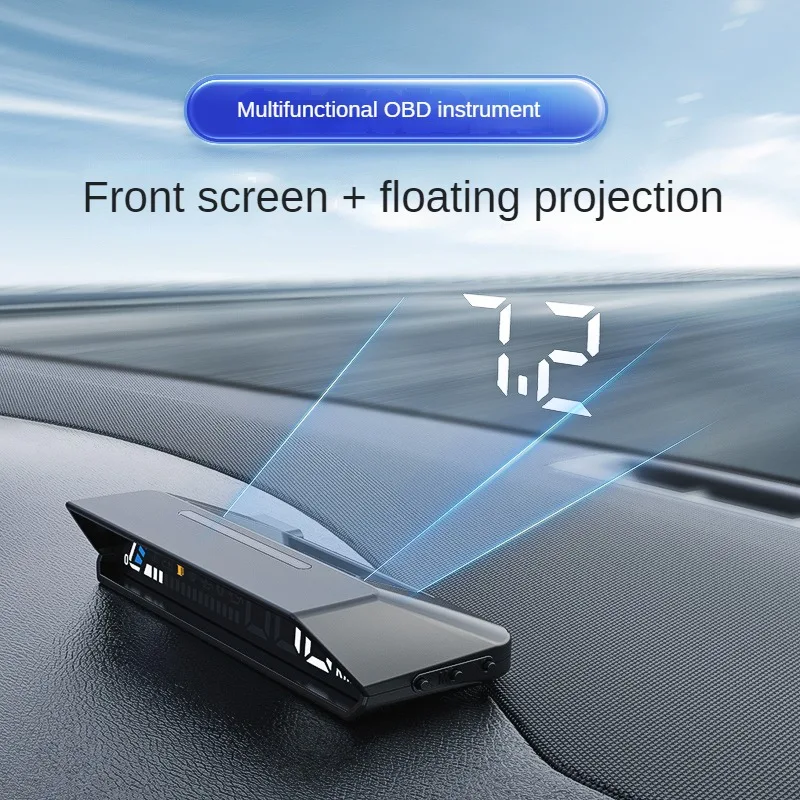 Display Head-Up HUD per auto OBD strumento per veicoli multifunzione monitoraggio del cambio della temperatura dell\'olio doppio schermo di