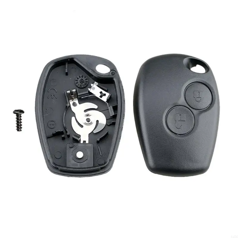 

2 Buttons for Key for Shell Auto Car for Key Fob for Shell Cover Dustproof for Case Replacement for Remote Kangoo 2 Modu