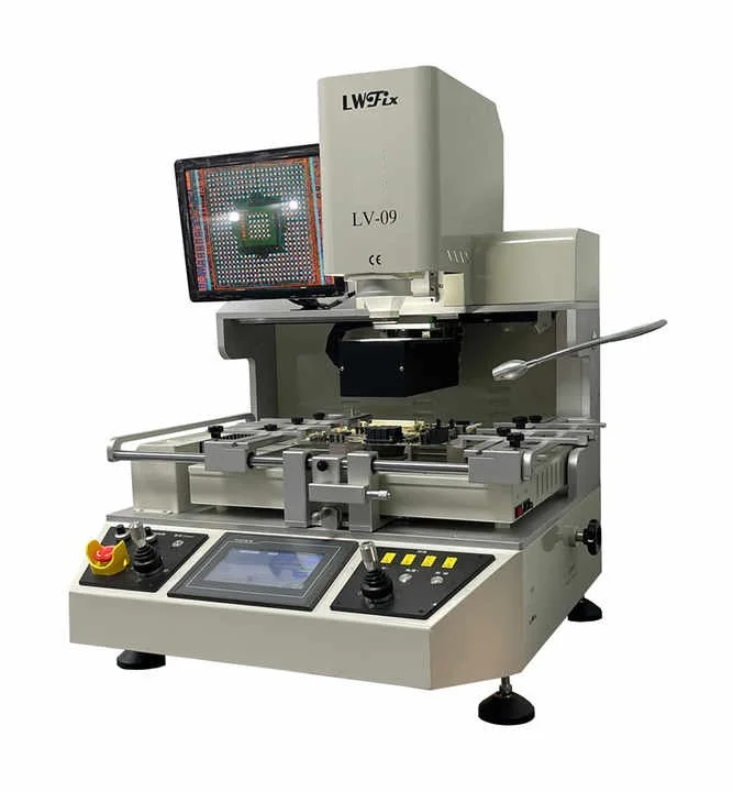 نظام رؤية بصرية عالي الأداء 4000 وات 220 فولت LV-09 محطة إعادة عمل BGA التلقائية مع محاذاة في محطة لحام BGA بالأشعة تحت الحمراء #2