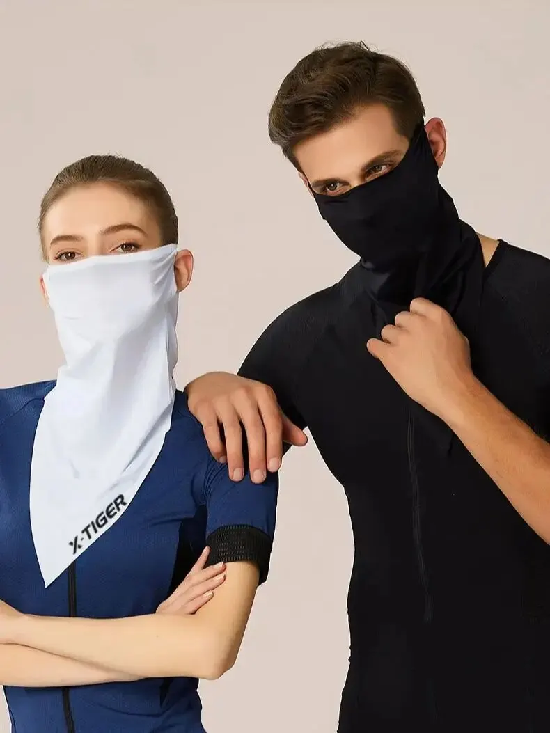X-TIGER maska ​​na twarz lodowa tkanina sportowa opaska na głowę letnie bieganie motocykl wędkarstwo sprzęt rowerowy ochrona przed słońcem rowerowa chustka — zdjęcie 2