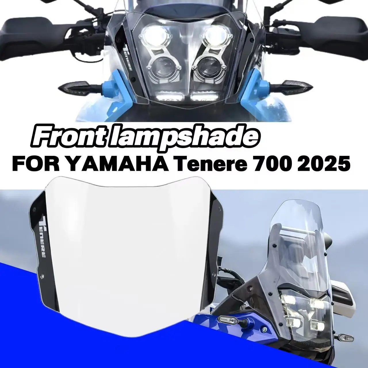 

Для Yamaha Tenere 700 TENERE 700 T700 rally 2025 мотоциклетная фара, защитный чехол, приключенческая езда