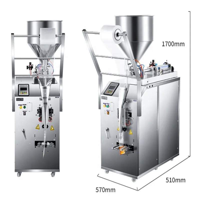 Automatic Salad Dressing Sachet Filling and Packing Machine Salad Dressing Packing Machine