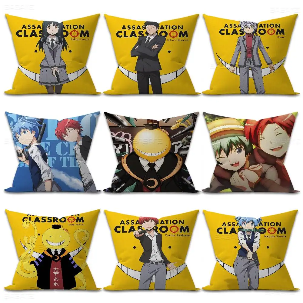 Assassination Classroom Cushion Cover Decorative Pillow Sofa Home Decor case pillow cases