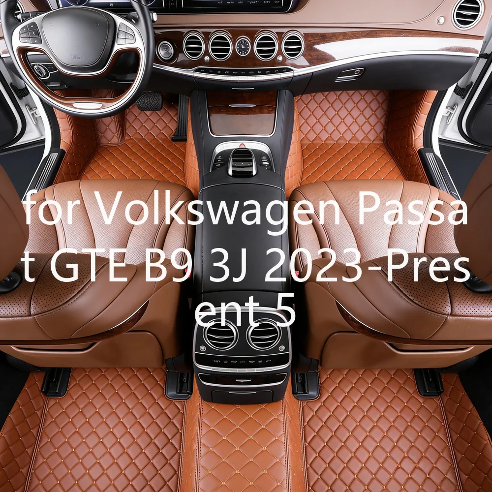 Maßgefertigte Autofußmatten für Volkswagen Passat GTE B9 3J 2023-heute 5-Sitzer LHD RHD 3D Vollumfassende TPE-Fußmatten Wasserdicht Rutschfest Verschleißfest Auto-Innenausstattung 4c984