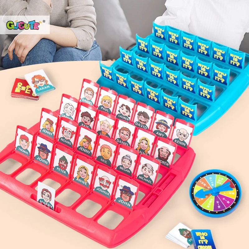 Logical Reasoning Puzzle Toy Guess Who I Am Board Game Toy Game Parent-child Friend Interaction Game Accessories