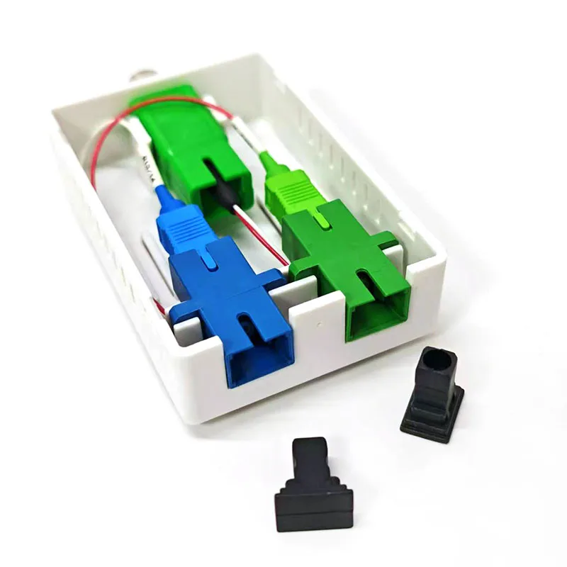 

10pcs FTTH CATV Passive Optical Receiver MiNi Node Single Fiber Converter With WDM Output Level 46 dBuV Factory Price Wholesale
