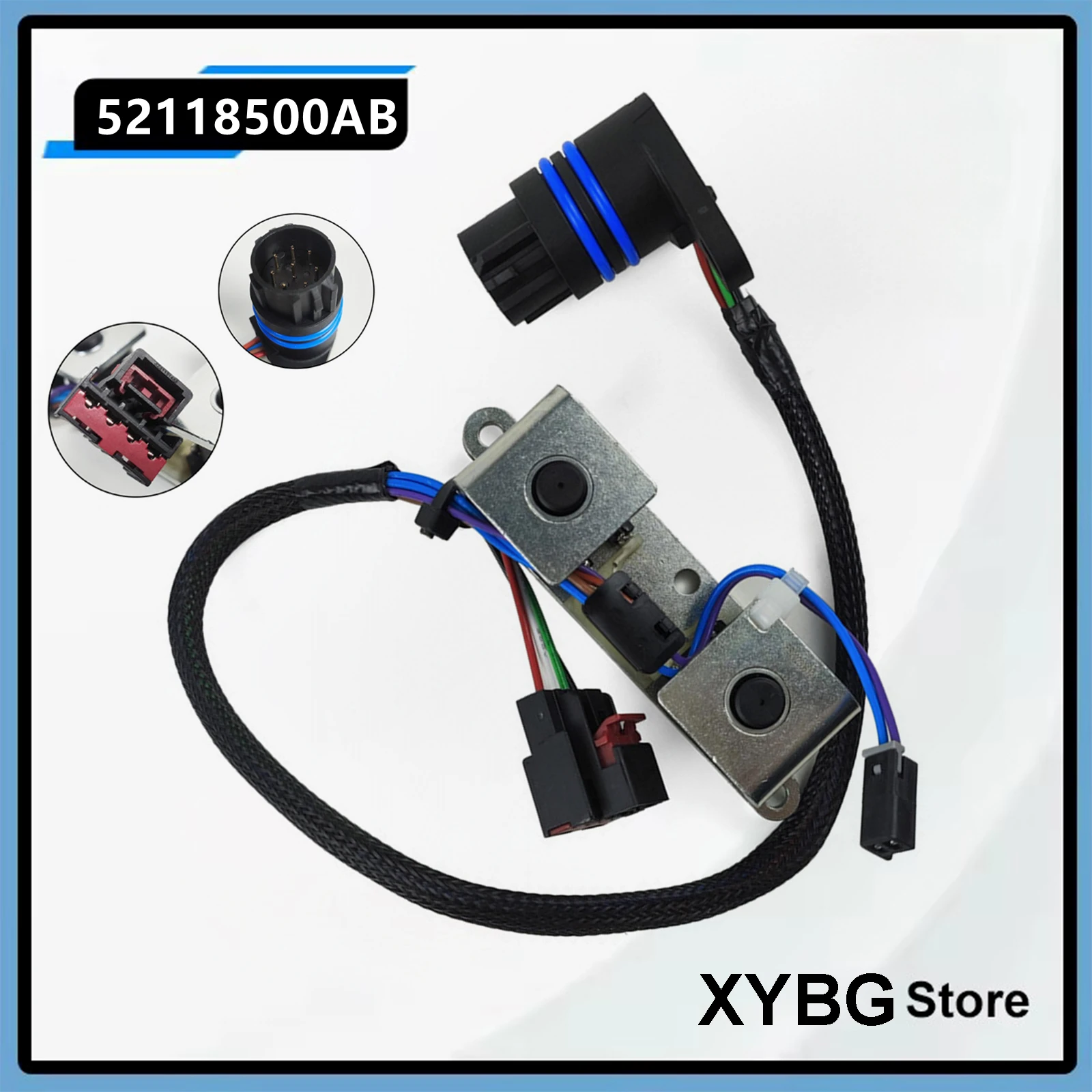 

Электромагнитный клапан автоматической коробки передач с жгутом проводов 52118500AB A518 42RE 46RE для JEEP Dodge Chrysler RAM