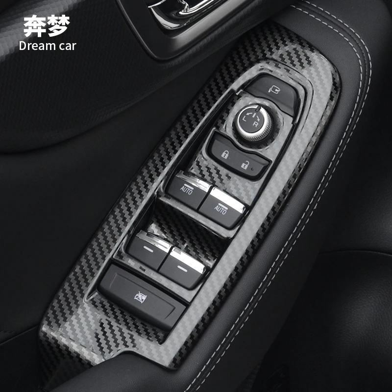 

For Subaru Forester 19-22 Door Armrest Frame Lifting Key Panel Pasted Decorative Frame Interior