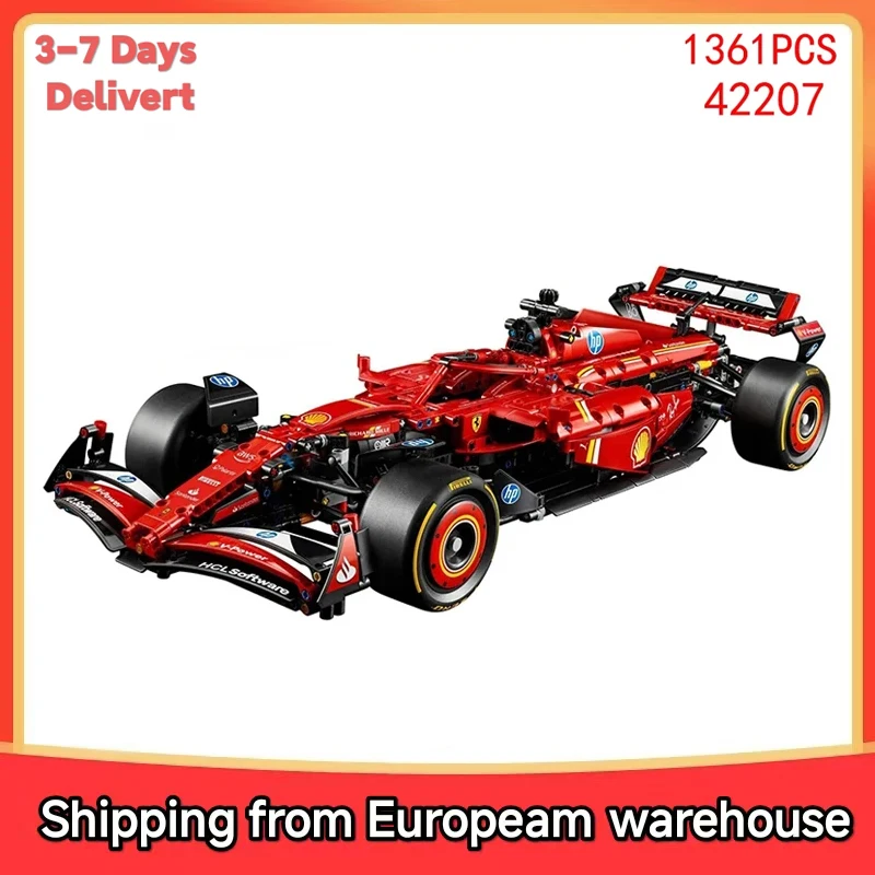 1361 pièces SF-24 rouge sport course voiture blocs de construction ensemble Super voiture briques pour adultes enfants cadeaux chambre décor Compatible 42207