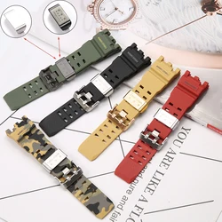Resin Strap Suitable For Casio GWG-2000 GWG-2040 Men's TPU Sports Waterproof Watch Accessories Wristband Bracelet