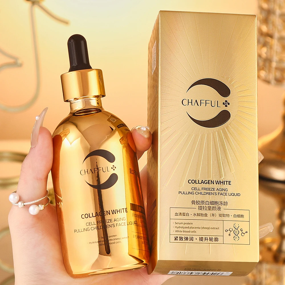 

Bone Collagen White Blood Cell Freezing Age Lifting Essence Reduce Wrinkles Moisturizing Improve Dry Rough Face Serum Skincare