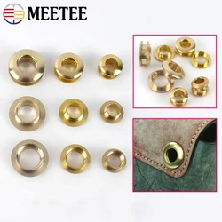 10Pcs 13/16/20mm Metal O Ring Solid Brass Buckle Eyelet Screw Clasp Bag Strap Round Hole Hang Hook Leather Hardware Accessories