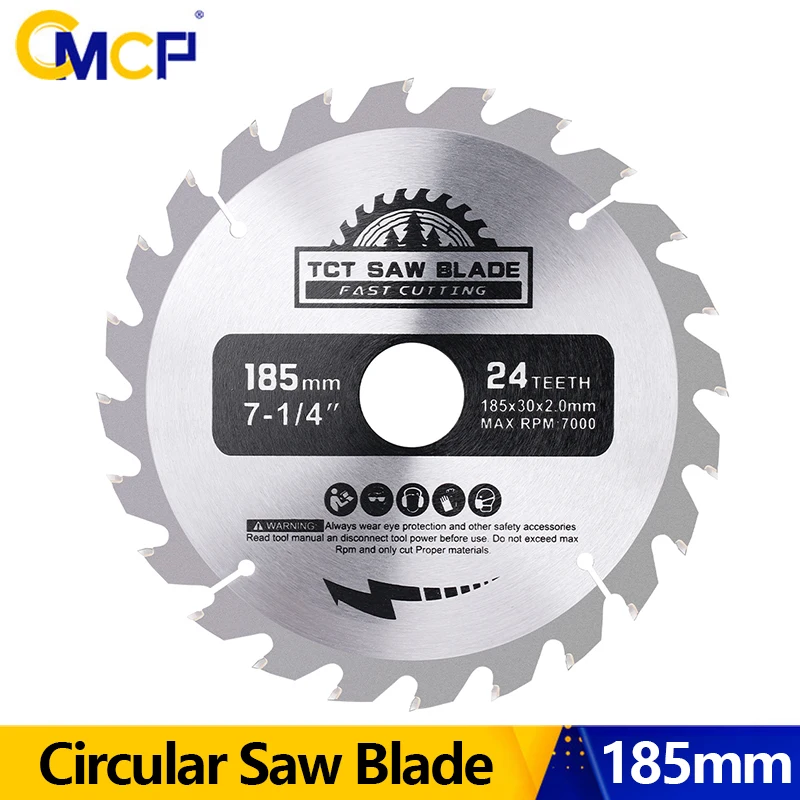 lamina-de-serra-circular-de-carboneto-cmcp-185mm-20-24-40-48-60t-tct-disco-de-corte-para-carpintaria-ferramentas-de-corte-de-lamina-de-serra