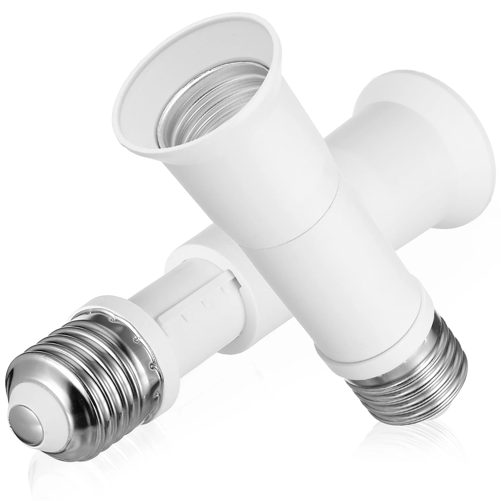 

2 шт. E27 удлинитель лампочки патрон держатель лампы для встраиваемых светильников 360 ° Освещение Покрытие Кухня Спальня Гараж Led