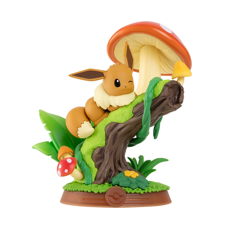 Pokemon Anime Third Bullet Eevee Family Suit Serie Blind Box Action Figure Glaceon Sylveon Genuine Collection Model Toy Gift - view 6