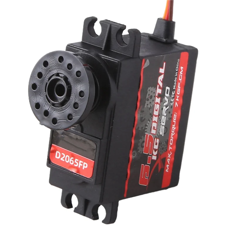 ABJF-2X 6.5KG Servo Digital MG-995 MG996 Servo Semua Perlengkapan Logam untuk JR Mobil RC Model Helikopter Perahu DIY