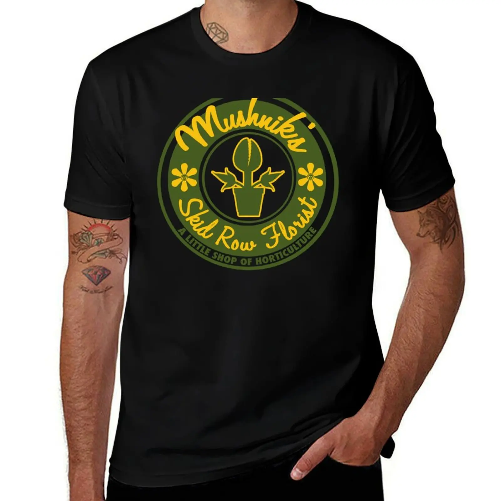Mushnik's Skid Row Florist T-Shirt High Elasticity Sports T-Shirt