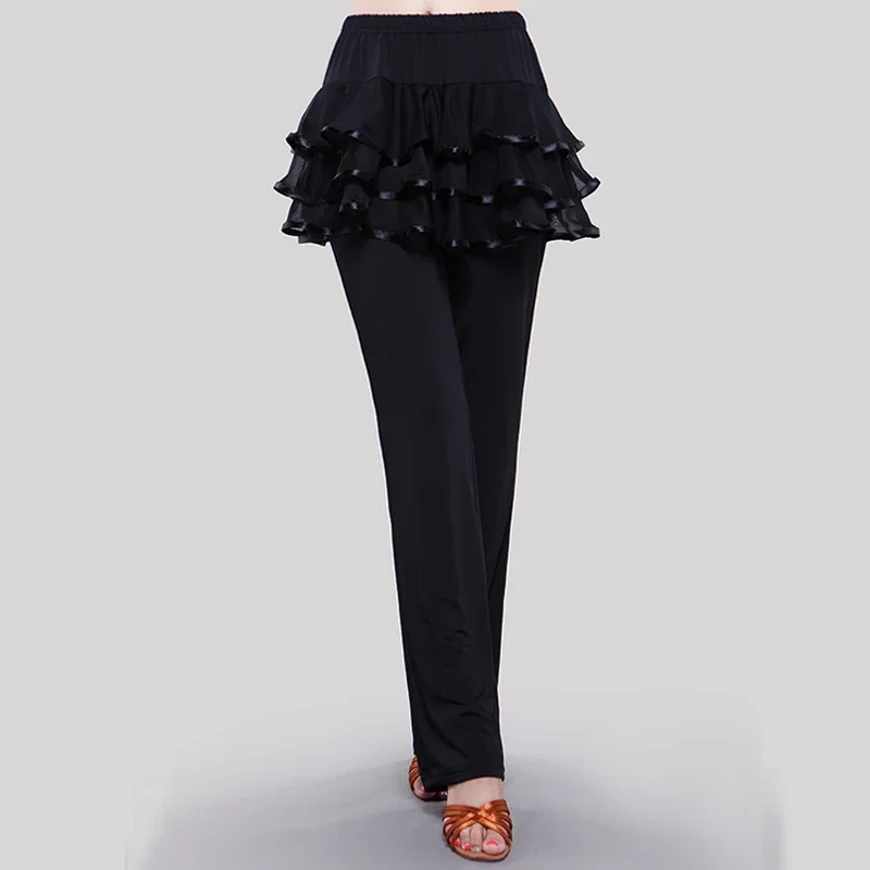 New Square Dance Costumes Women Dance Skirt Pants Women Ballroom Dancing Pants Practice Stage Performance Costume Pants Mom