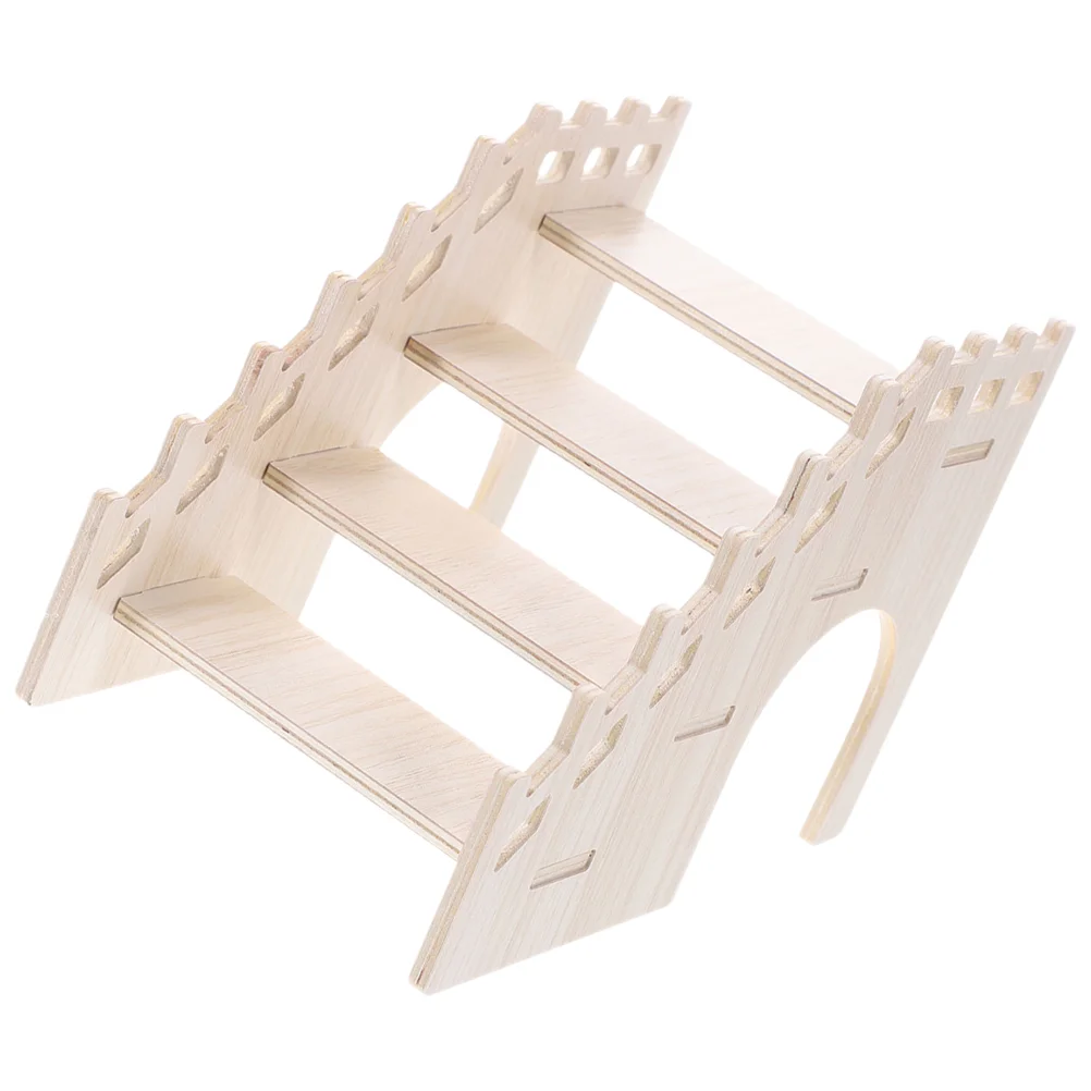 

Toy Guinea Pig Maze Hamster House Hideout Ladder Chinchilla Toys Small Animals Wooden Climbing Hut Houses Rat