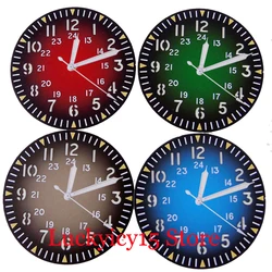 33.5mm Gradient Black Watch Spare Parts Replacements Green Luminous Watch Dial Hand Set Suitable For Fit NH35A NH36A SKX SRP