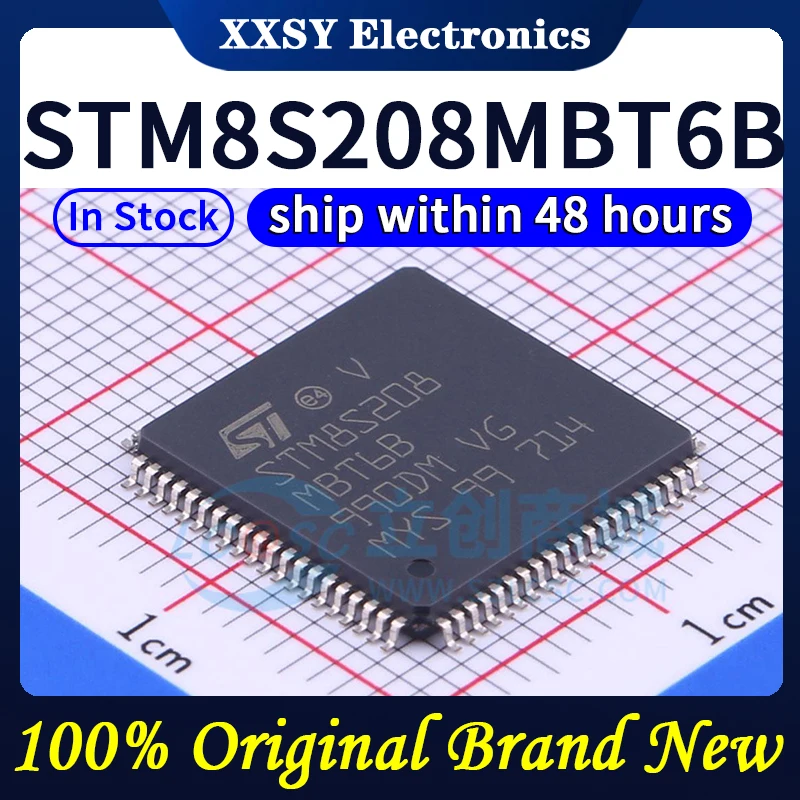 STM8S208C8T6 STM8S208CBT6 STM8S208R8T6 STM8S208RBT6 STM8S208C6T6 alta calidad 100% Original nuevo