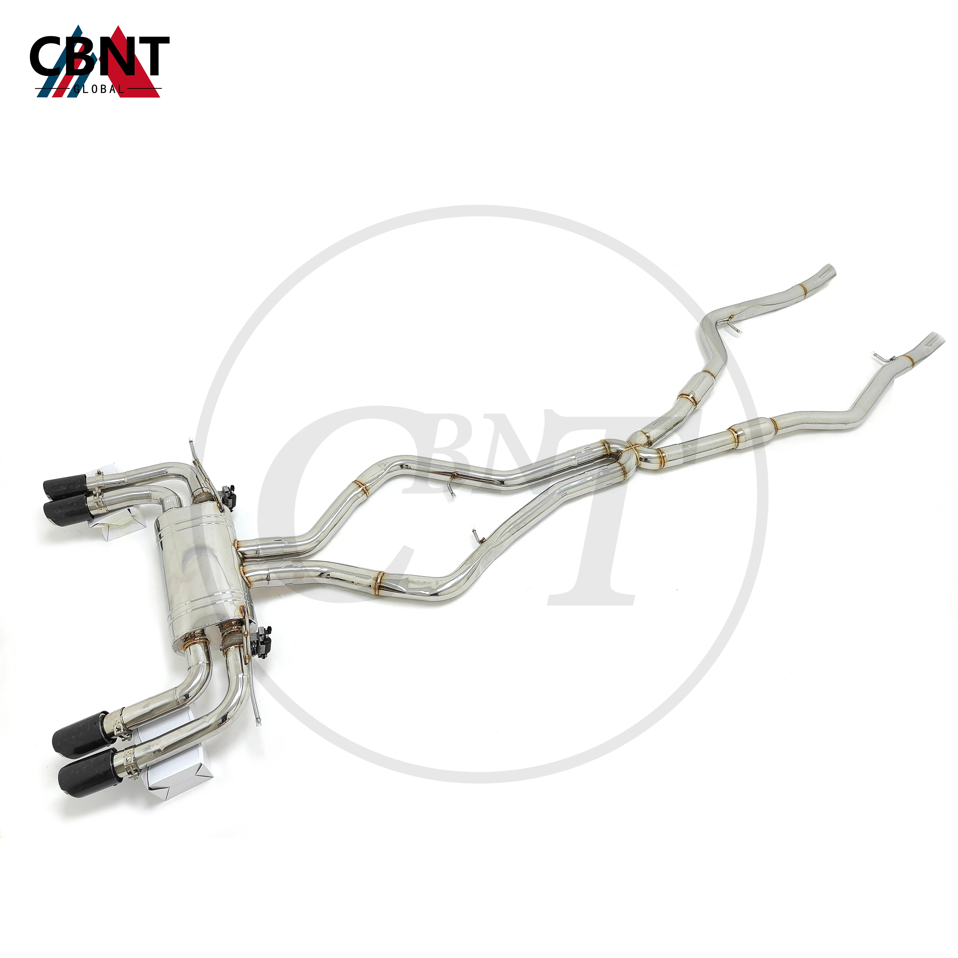 

CBNT for BMW X5M F85 X6M F86 4.4T Exhaust Catback System with Valve Muffler SS304 Stainless Steel Valved Exhaust-pipe