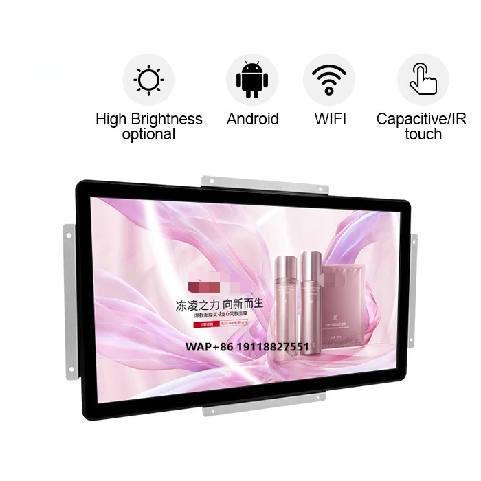 شاشة LCD بإطار مفتوح يعمل بنظام Android WIFI شاشة لمس سعوية PCAP مقاس 23 24 بوصة تعمل باللمس #1