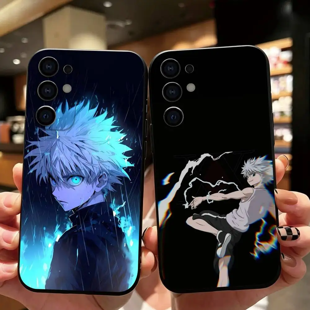 Hunter Hunter Killua Zoldyck Phone Case For Samsung S26,S25,S24,S23,S22,S21,S30,Ultra,Plus,Fe,Lite,Note,10,Black Cover Gift