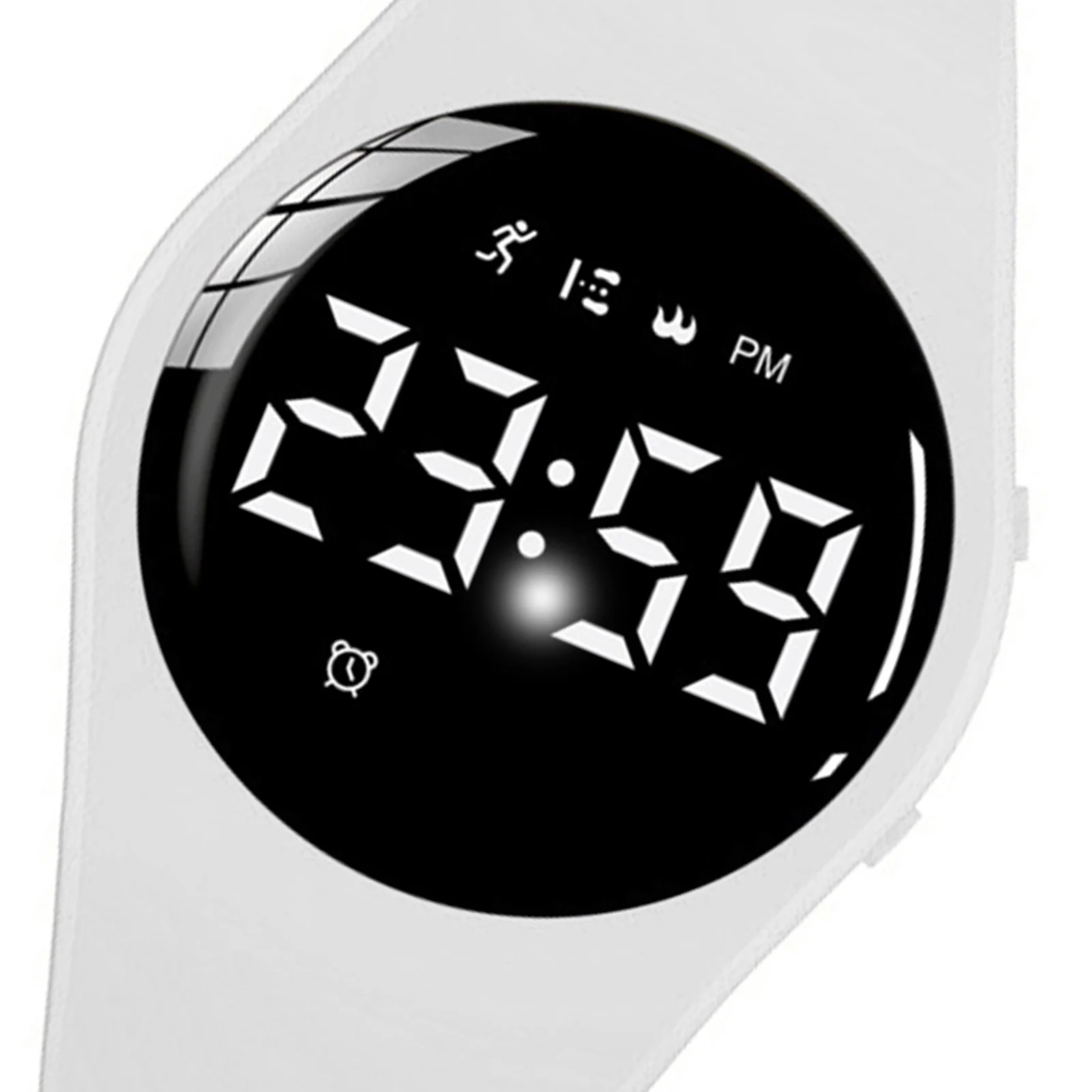 1-delige smartwatch Lichtgewicht siliconen sporthorloge voor waterdichte digitale polsband Multisportmodus Slaap