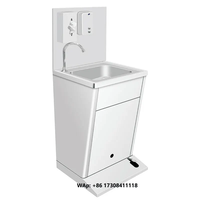 Hot-Selling VanSenk JTX-03 Commercial Stainless Steel Kitchen Sink for Restaurants European-Style Foot-Pedal Hand Wash Basin