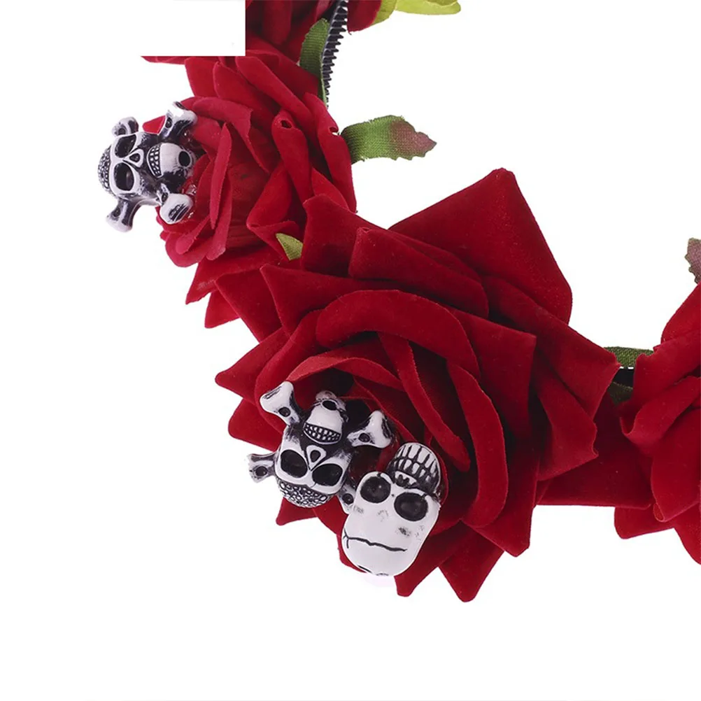 

Women Hairband Headband Fashion Headwrap Halloween Headbands Red Miss