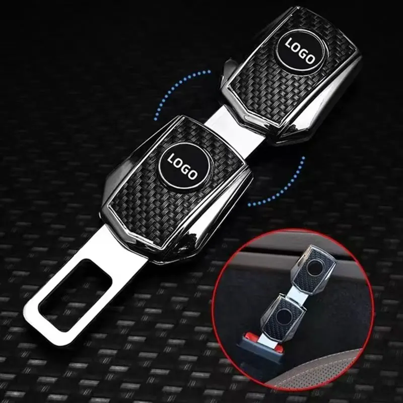 

Car Seat Belt Clip Extender Alloy Seatbelt Lock Buckle Plug Auto Fastener Converter Clip Seat Belt Decor Interior Accessories