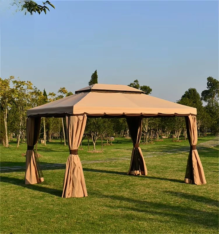 

4*6m/3*3m Pergolas and Fabric Gazebo Outdoor Furniture, Luxury Tent for Event and Wedding Party Use Aluminum Frame Roma Gazebo
