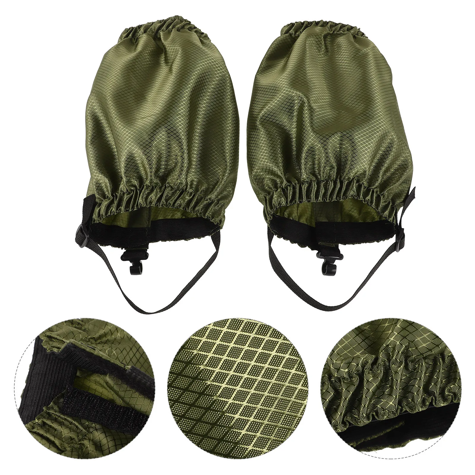 

1 Pair Hiking Gaiters 420D Oxford Sand Snow Protection Boot Covers For Outdoor Trekking Mountaineering Camping Adventure