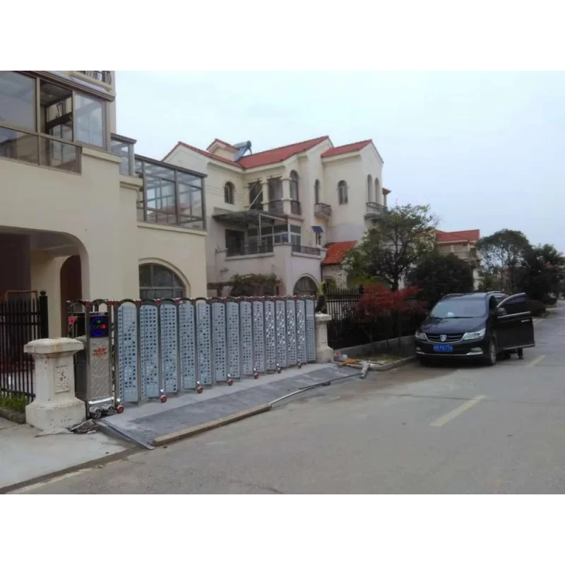custom.Modern Automatic Retractable Fence Gate School Industrial Apartment Courtyard Warehouse Hotel Hospital