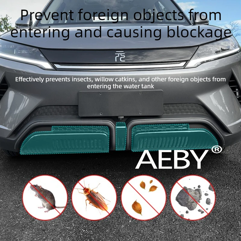 

AEBY For BYD Atto 2 2024-2025 Front Grille Guard Mesh,Front Bumper Net Cover,Protective Cover Against Bug Stones,Protective Mesh