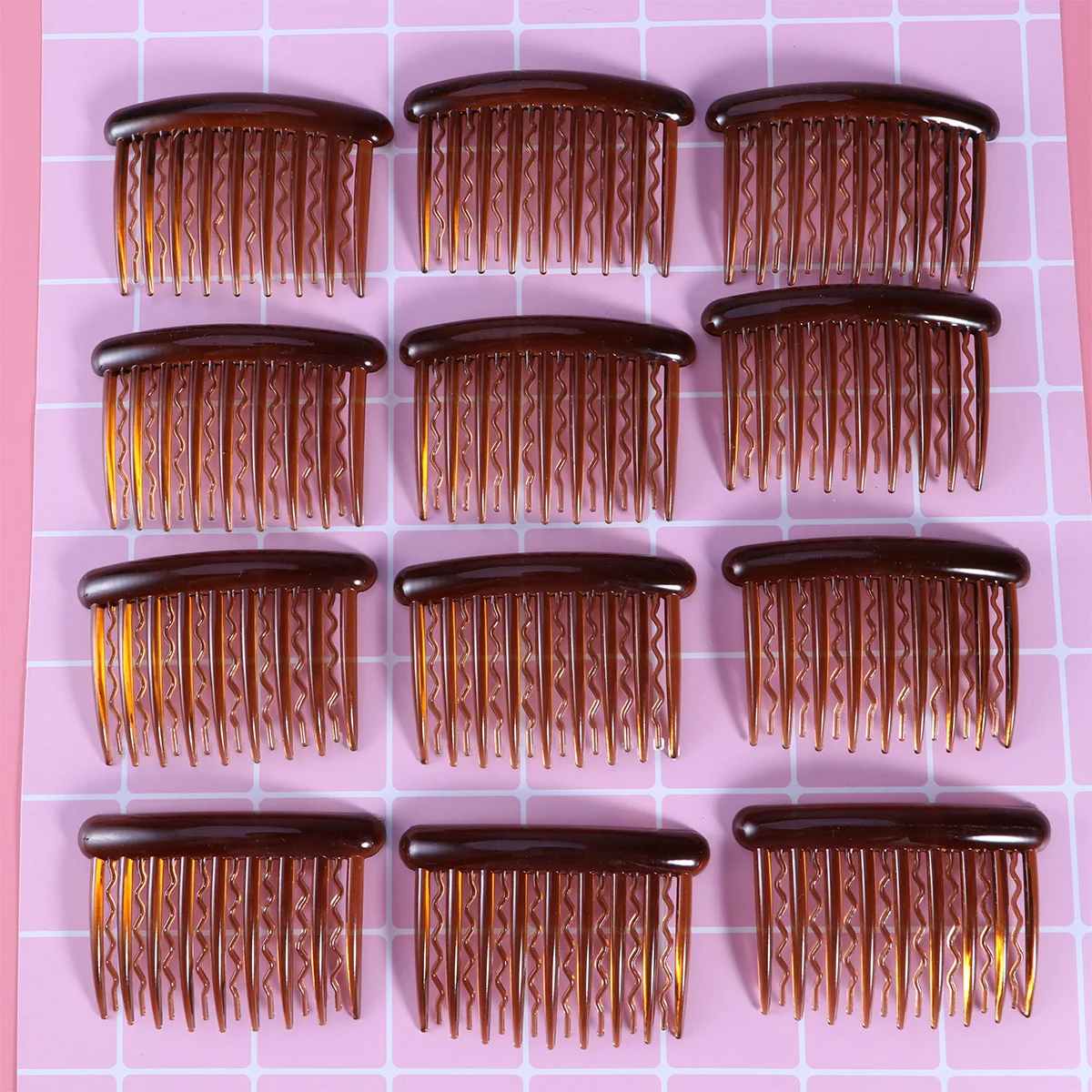 12 Pcs Side Hair Comb Slide Hairclip Women Classic Barrettes Rhinestone Bobby Pins Girl Wedding Dress Headgear