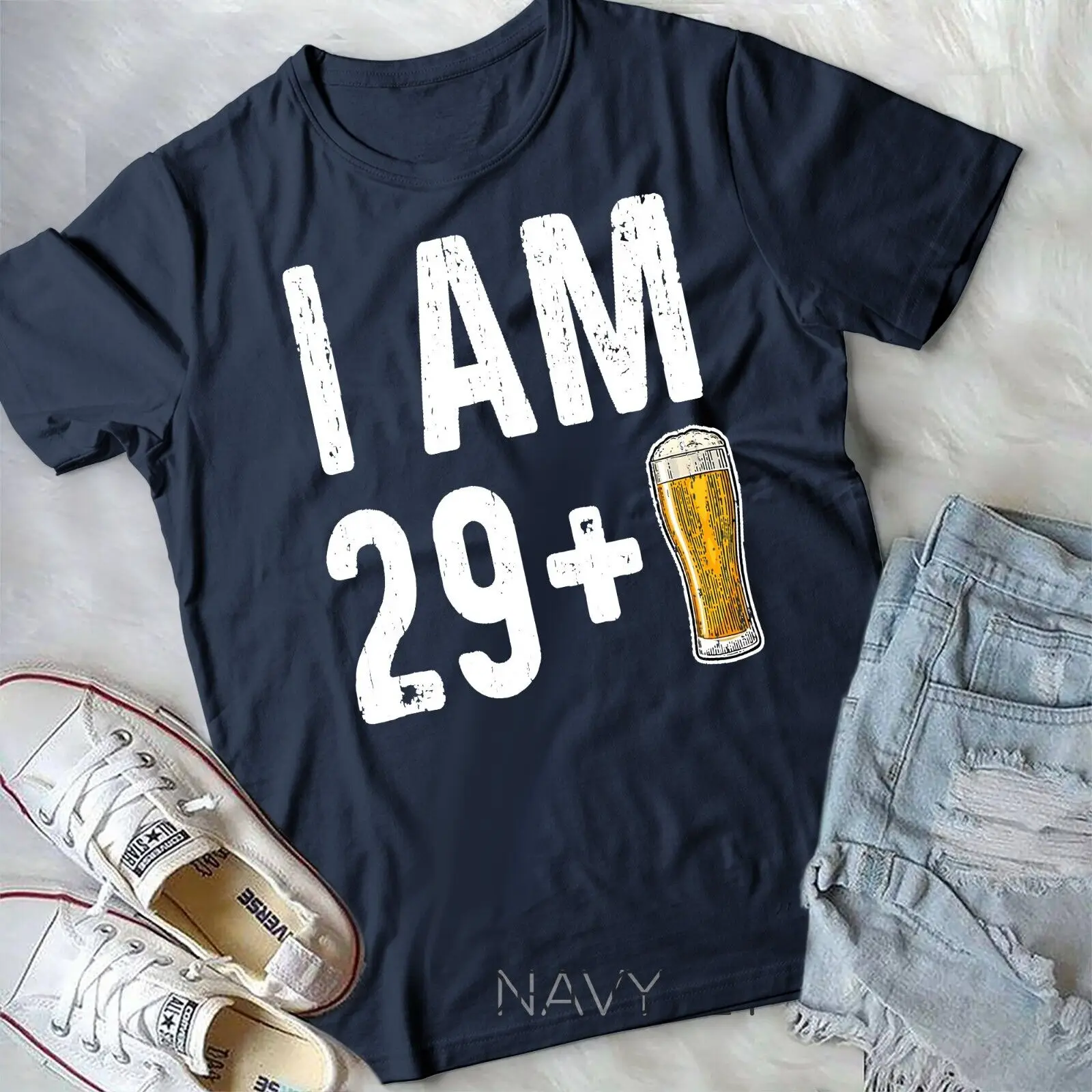 I Am 29 + 1 Beer Shirt - 30th Birthday Beer Drinker Gift Unisex T-shirt