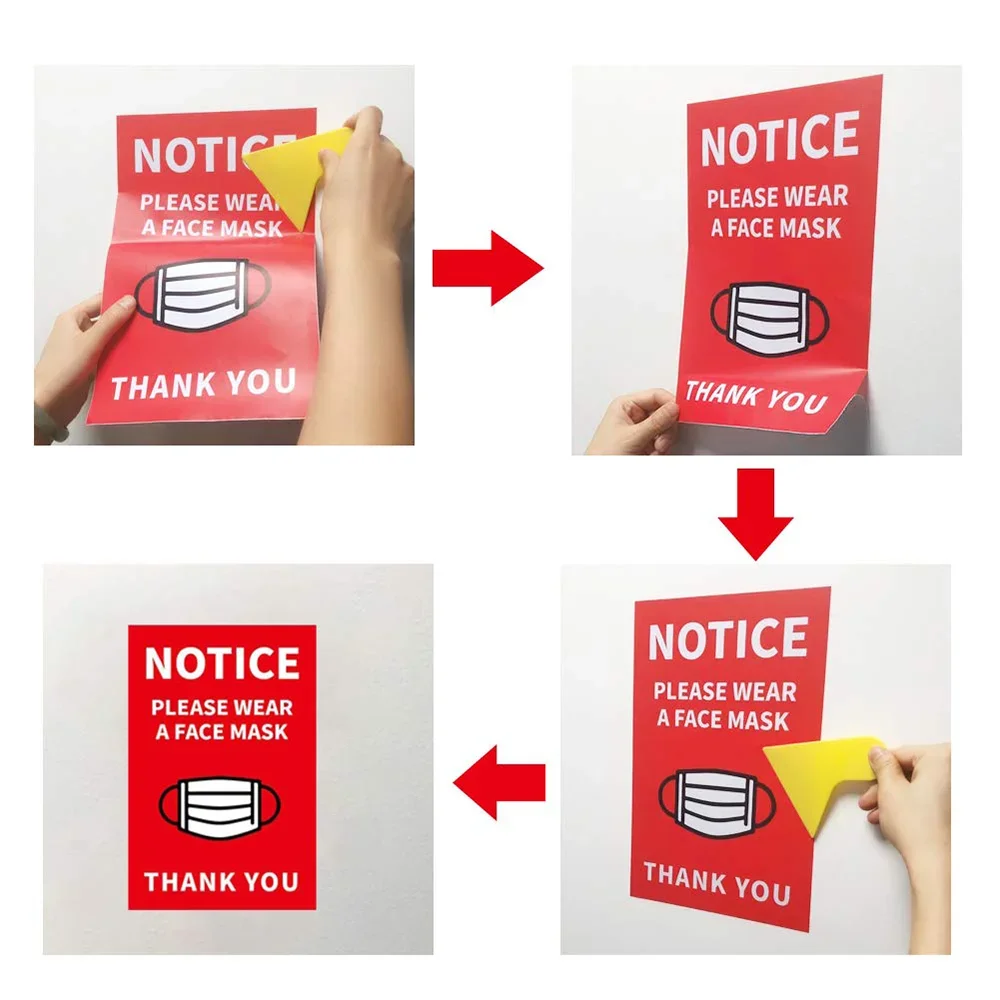 قناع الوجه مطلوب ملصق لافتة رقم M a s k بدون ملصقات ركوب لسائق سيارة Rideshare