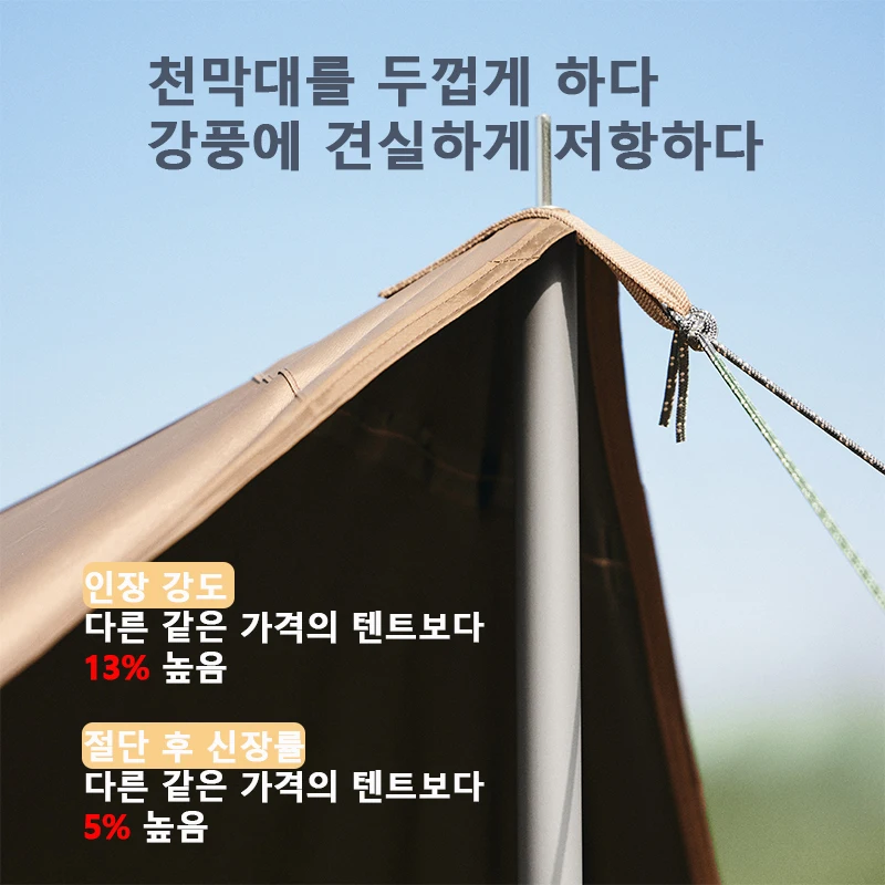 네이처하이크 캠핑 타프 쉘터, 휴대용 블랙 코팅, 태양 쉘터 하이 퀄리티, 초경량 캐노피, 방수 야외 피크닉