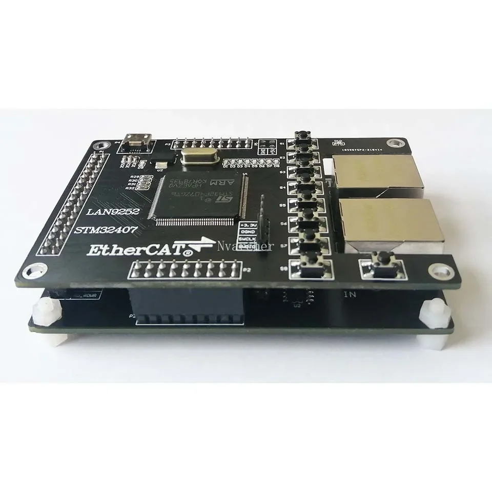 Nvarcher lAN9252 Slave LAN9252 Placa de desarrollo EtherCAT 16IO CIA402