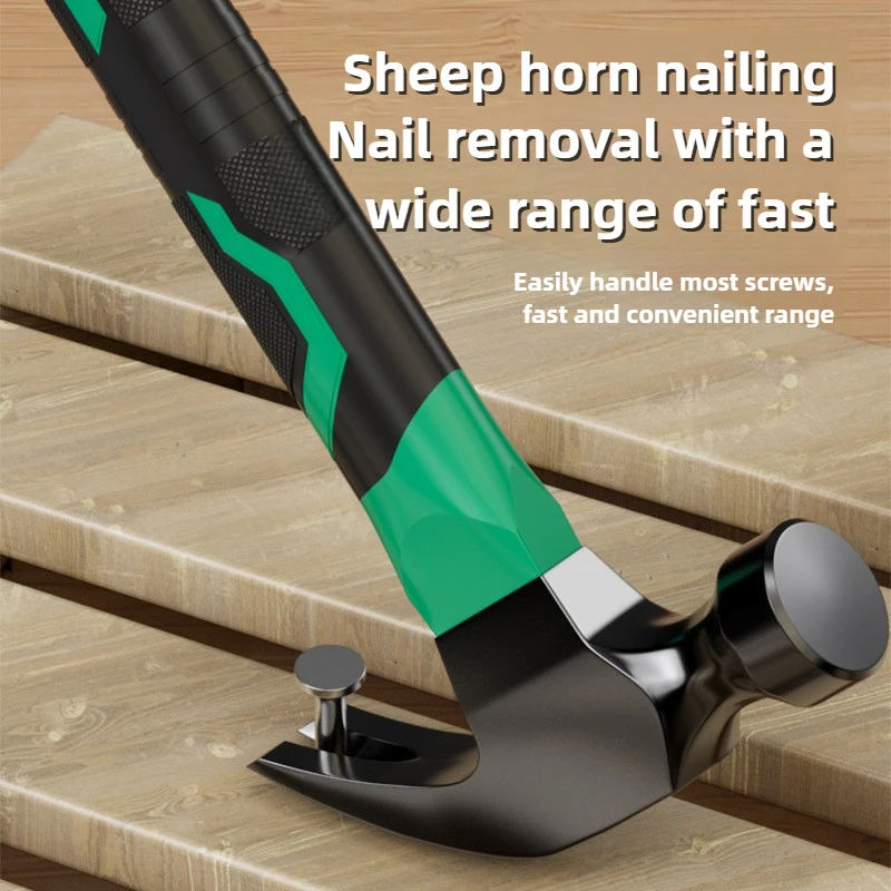 Mini Sheep Horn Hammer, Multifunctional Small Hammer, Household Hardware Hammer, Hammer Head, High Hardness Nail Tool