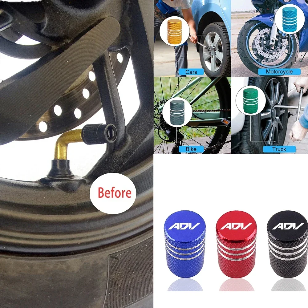 

2 шт., аксессуары для мотоциклов, колпачки для штока клапана, герметичные чехлы, пылезащитные колпачки для HONDA ADV150 adv160 ADV350 X-ADV 750