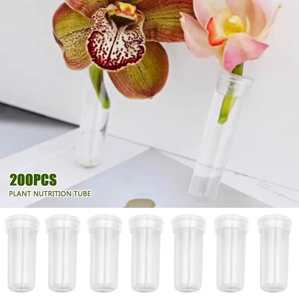 New Fresh Flower Plant Nutrition Tube Fresh-keeping 4.1cm Floral Water Tube Plastic Water Storage Container Hydroponic Container