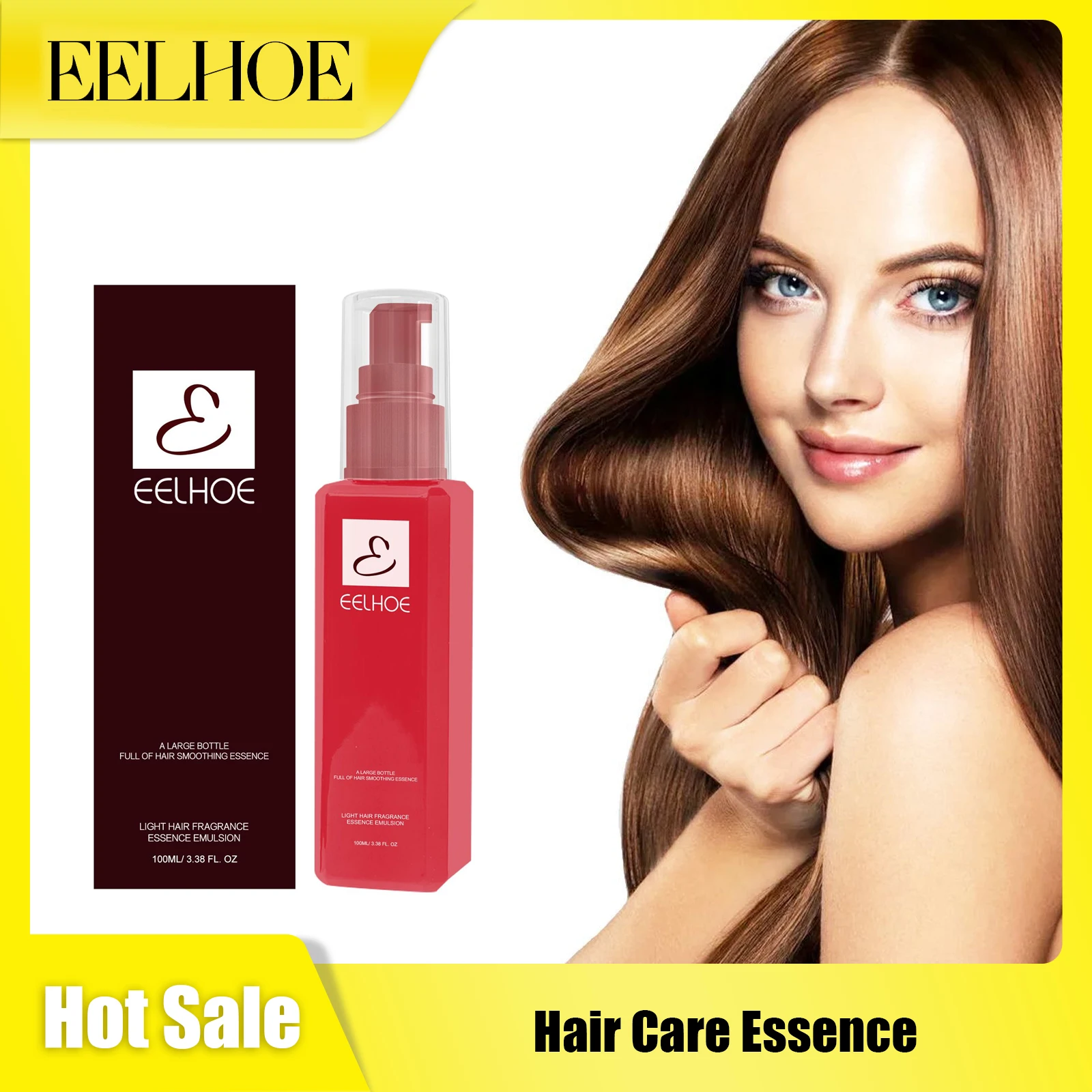 

EELHOE Hair Nourish Essence Oil Control Promote Hair Growth Reduce Hair Loss Eliminate Frizz Remove Dandruff Hair Fluffy Essence