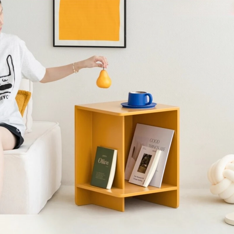 ‌Colorful Bauhaus Side Table Multi-Functional Designer End Table Modern Dopamine Styling Accent Table for Living Room Furniture
