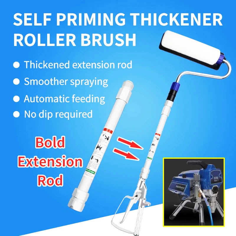 Spray Airless Paint Sprayer Powder Coating Tools  Airless Paint Roller Spray Extension Pole Airbrush High Pressure Paint Tools