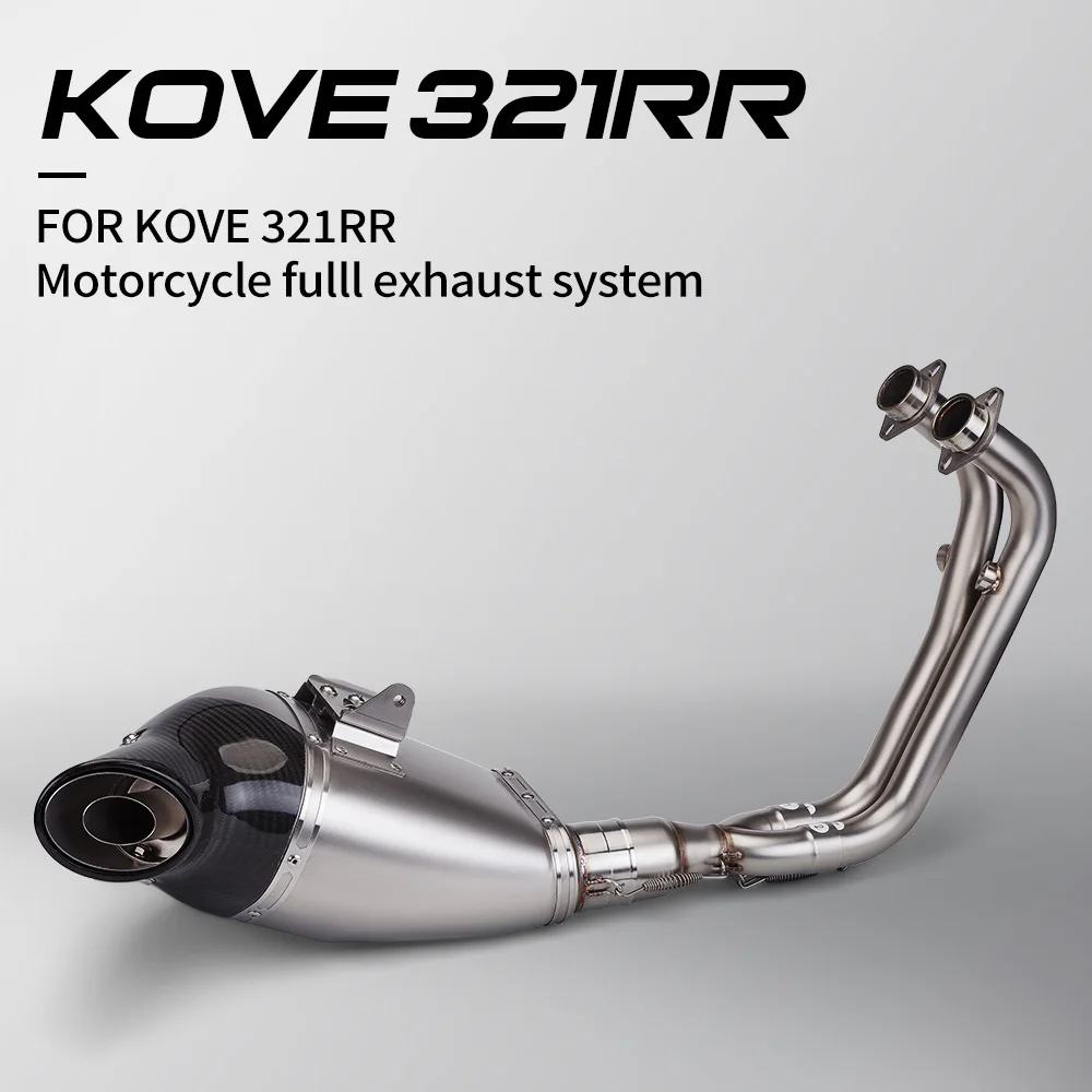 For KOVE 321RR Motorcycle Racing Line Original Position Full Exhaust System Assembly