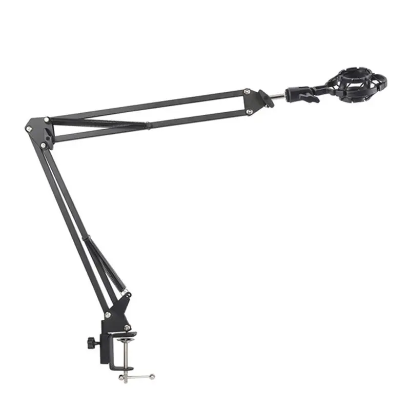 A98Z Microphone Stand Table Top Universal Cantilever Microphone Stand Microphone Shock Clamp Stand For Microphone